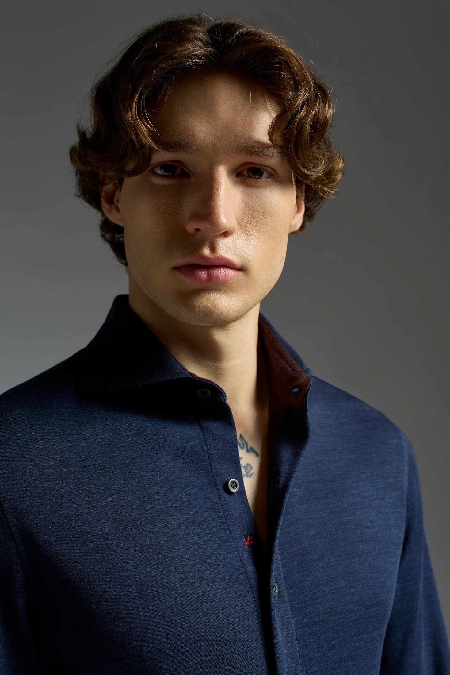 Wool Jersey Long Sleeve Shirt - Image 3
