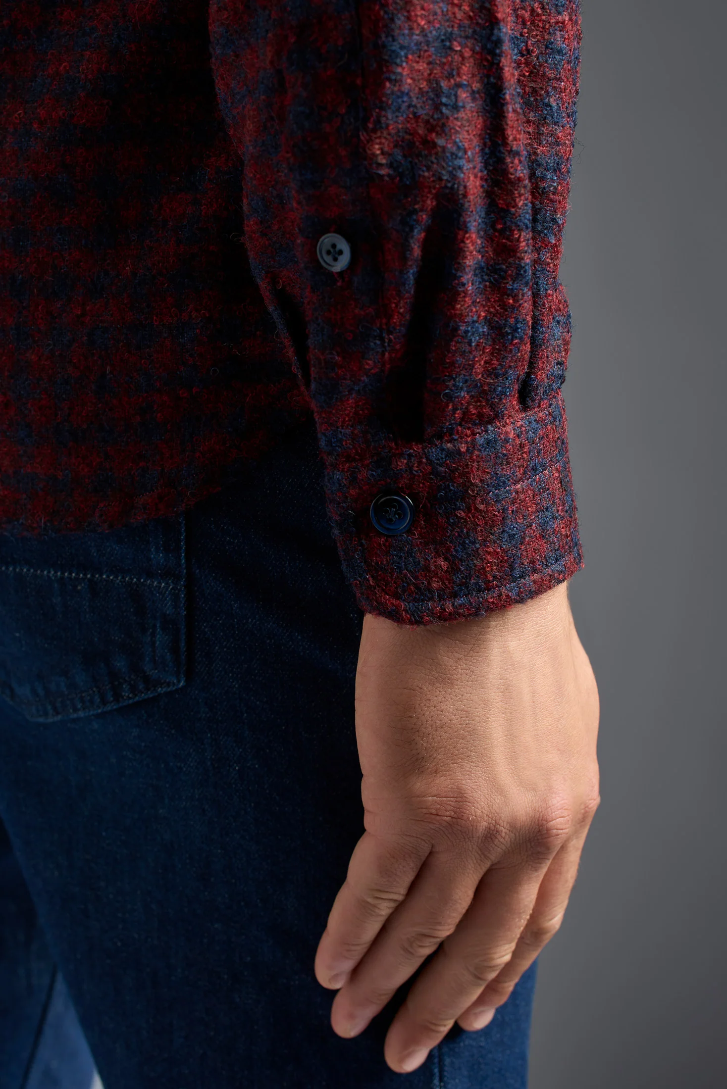 Bouclé Overshirt - Image 4