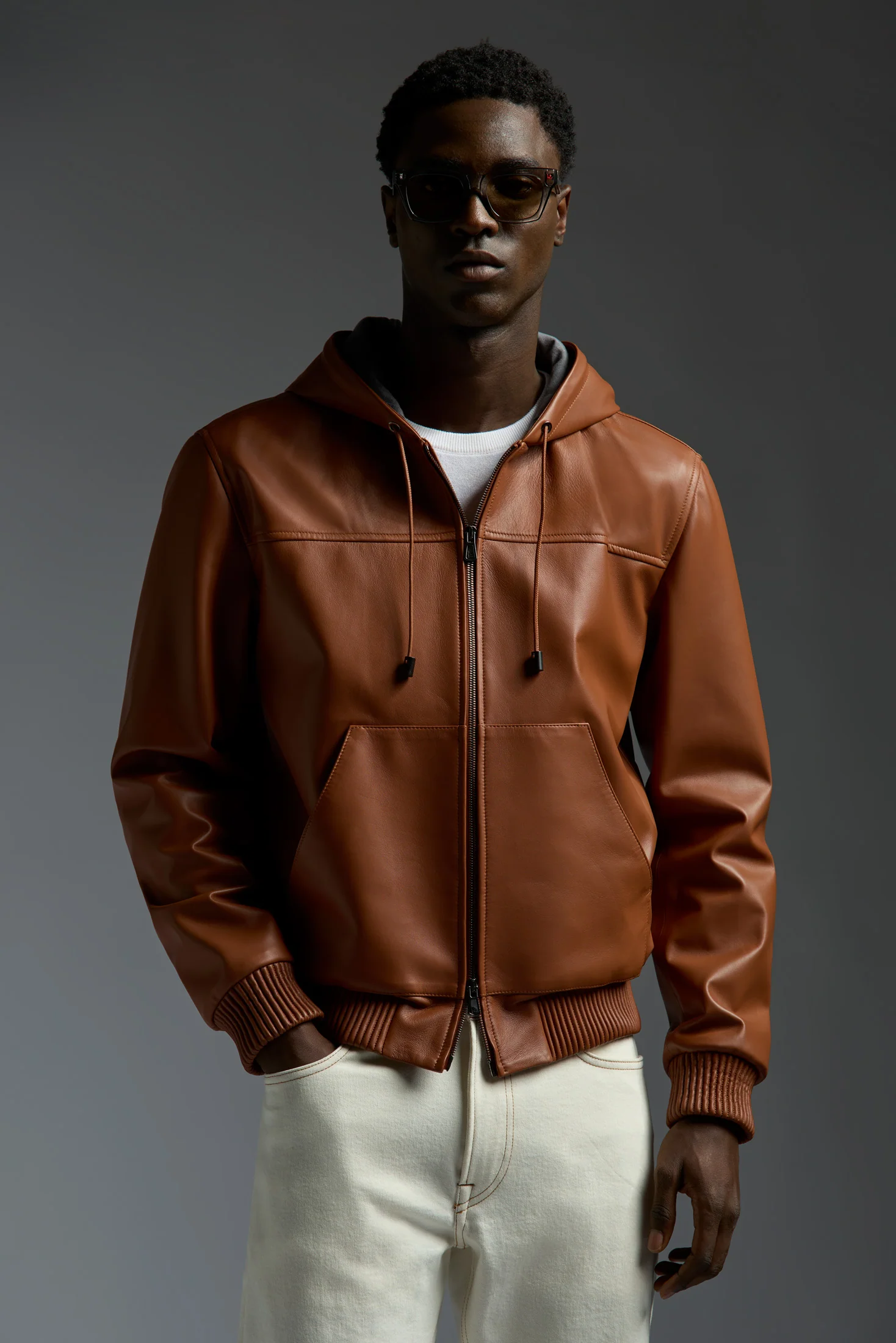 Light Leather Evolution Hoodie