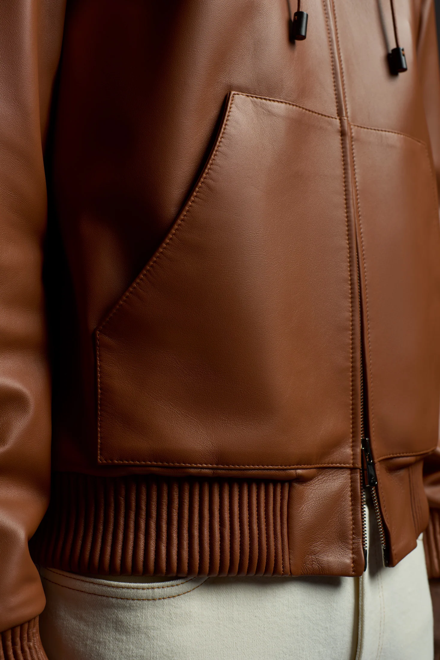 Light Leather Evolution Hoodie - Image 4