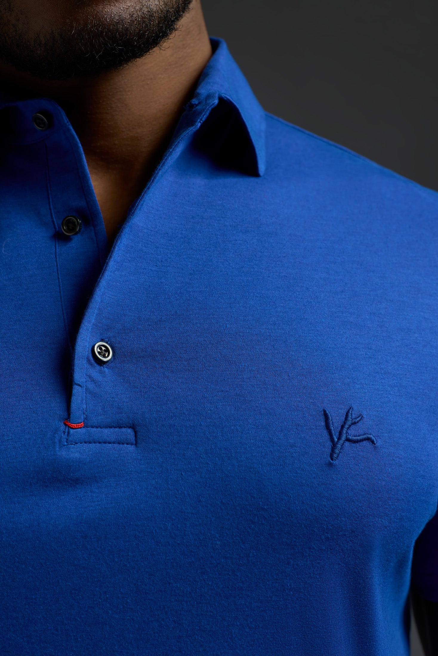 Cotton Cashmere Short Sleeve Polo - Image 9