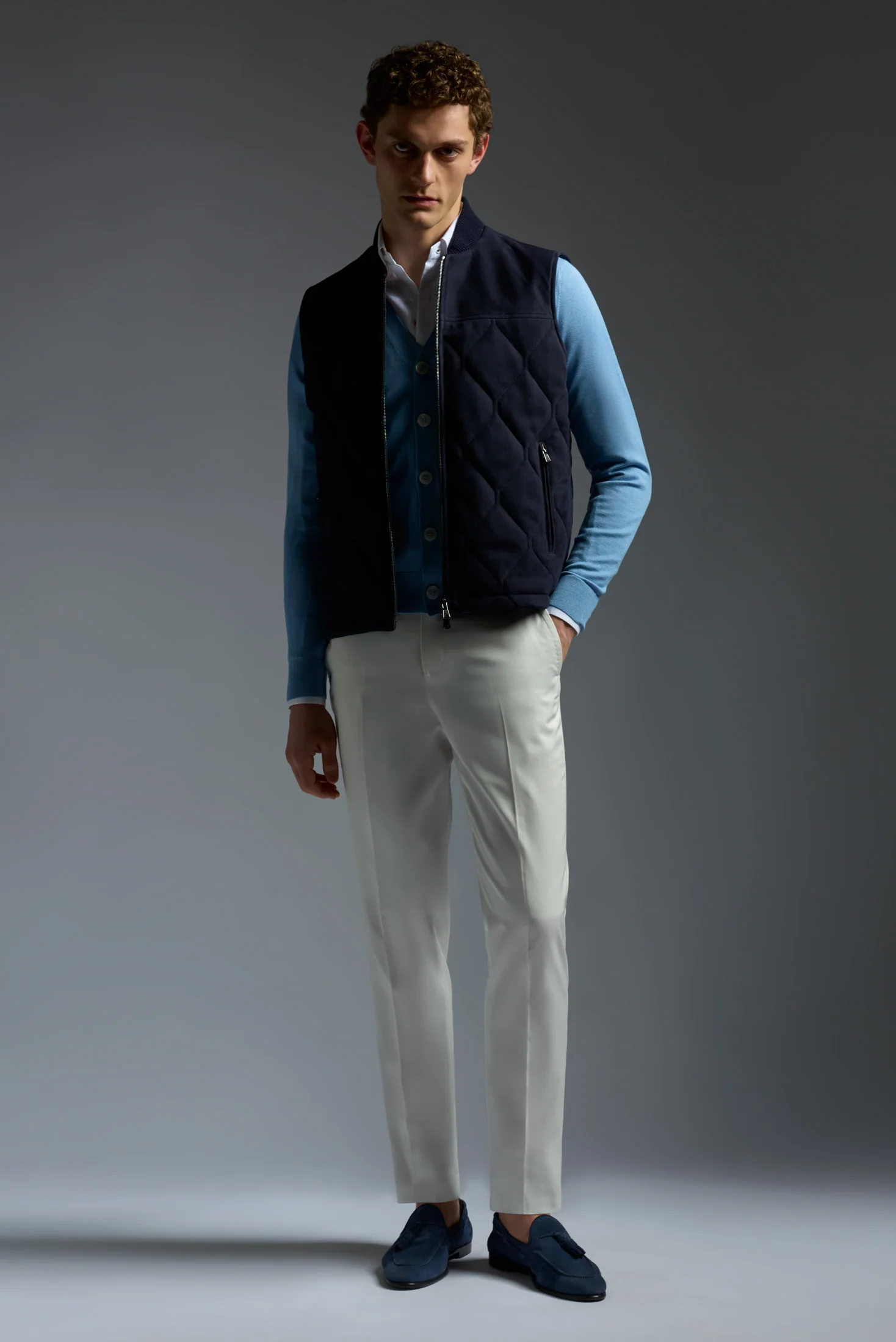 Silk and Cashmere Cardigan - Image 2
