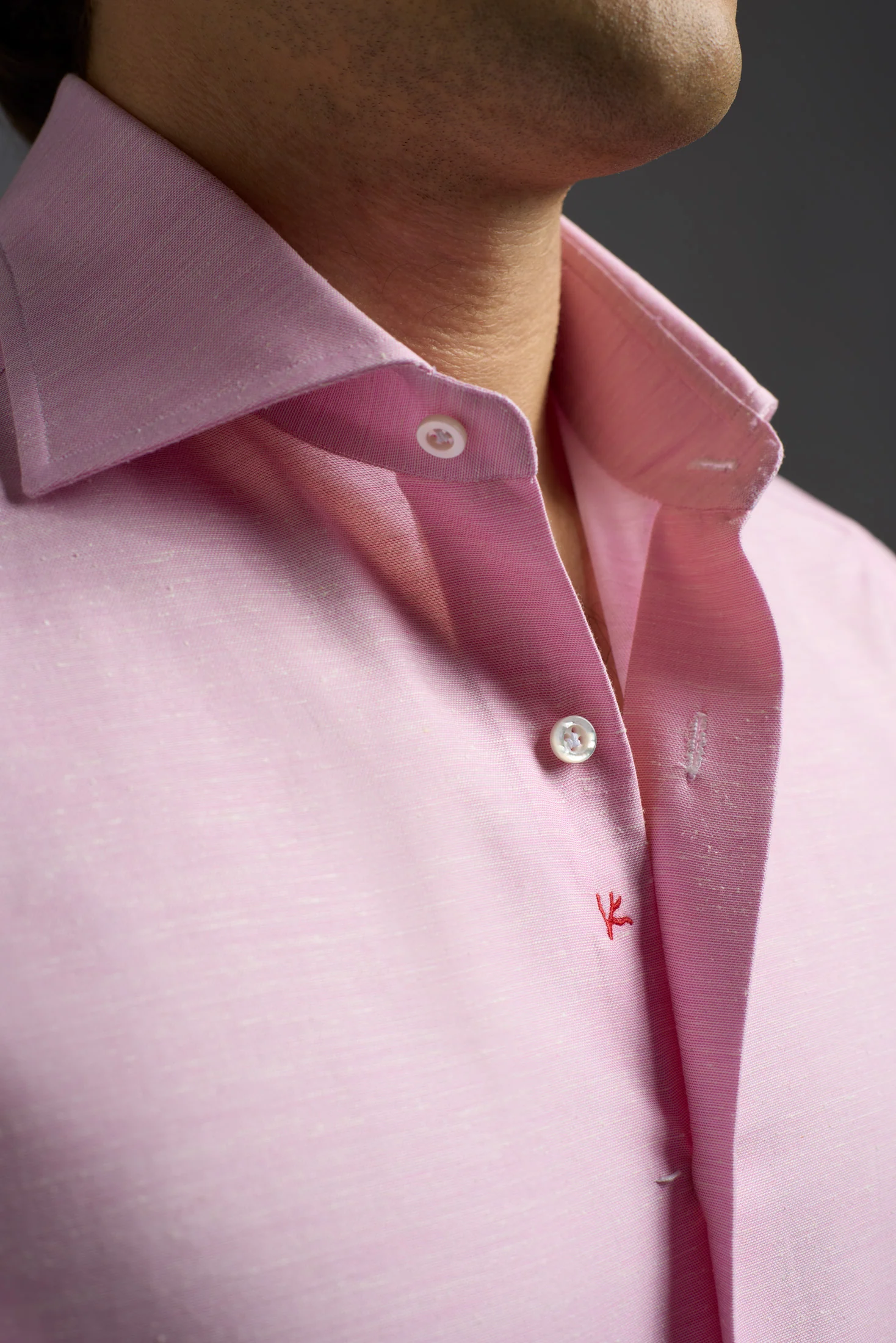 Cotton and Silk Mix Dress Shirt - Image 3