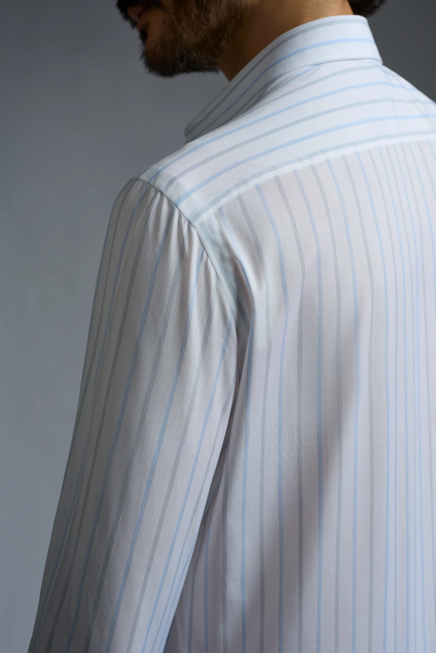 Striped Mix Dress Shirt - Image 5